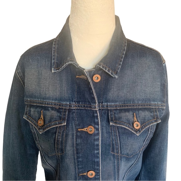 GAP Denim Jean Jacket Southwest Embroidered Native American Indian Art - Picture 7 of 13